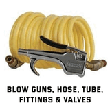 Blow Guns, Hose, Tube, Fittings & Valves