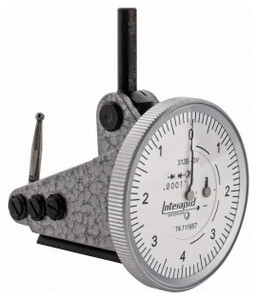 Interapid Test Indicator 312B-3V, Vertical, 0.016" Range, 1-1/2" Dia., 0.0001" Graduation - 12-014-7 Interapid Test Indicator 312B-3V, Vertical, 0.016" Range, 1-1/2" Dia., 0.0001" Graduation - 12-014-7