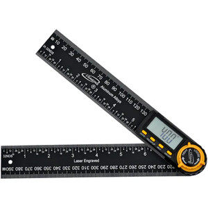 iGaging EZ View 360° Digital Protractor & Ruler, 7"/400 mm - 35-4107 iGaging EZ View 360° Digital Protractor & Ruler, 7"/400 mm - 35-4107