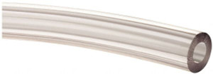 Made in USA 3/16" ID x 3/8" OD, 3/32" Wall Thickness, Cut to Length PVC Tube Clear, 70 Max psi, 68 Shore A Hardness SOF-015 - 79815031 Made in USA 3/16" ID x 3/8" OD, 3/32" Wall Thickness, Cut to Length PVC Tube Clear, 70 Max psi, 68 Shore A Hardness SOF-015 - 79815031