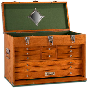 Gerstner International 11-Drawer Oak Top Chest - GI-T24 Gerstner International 11-Drawer Oak Top Chest - GI-T24