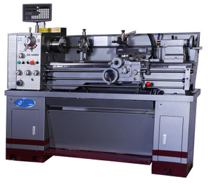 GMC High Speed Precision Engine Lathe, 14" x 40", 3HP, 220V, 1-phase, with SINO Digital Readout & Taper Attachment Installed - GML-1440BGF-1