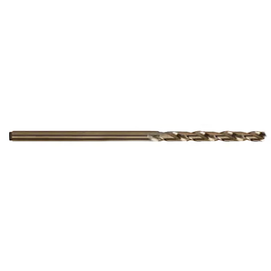 T&O Cobalt 135° Split Point 6" Long Aircraft Extension Drill, #37 Size, .1040" Decimal Size, 1-7/16" Flute Length